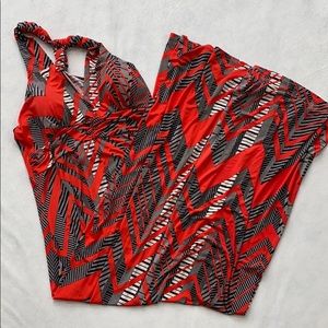 Maxi peach color dress size M